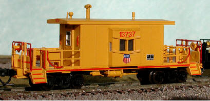 Union Pacific - Caboose, Bay Window - Transfer - Bluford Shops BLU-21020 